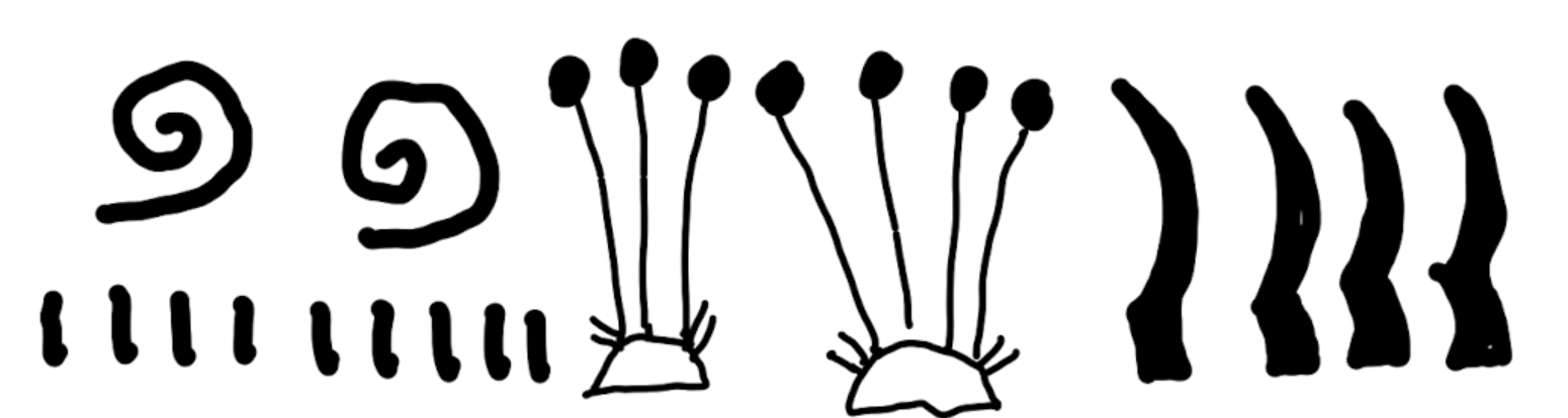 Hieroglyphic inscription showing number of enemies slain by King KhaSeKhem