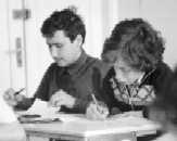 Ilya Tyomkin and me in the math club