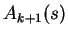 $A_{k+1}(s)$